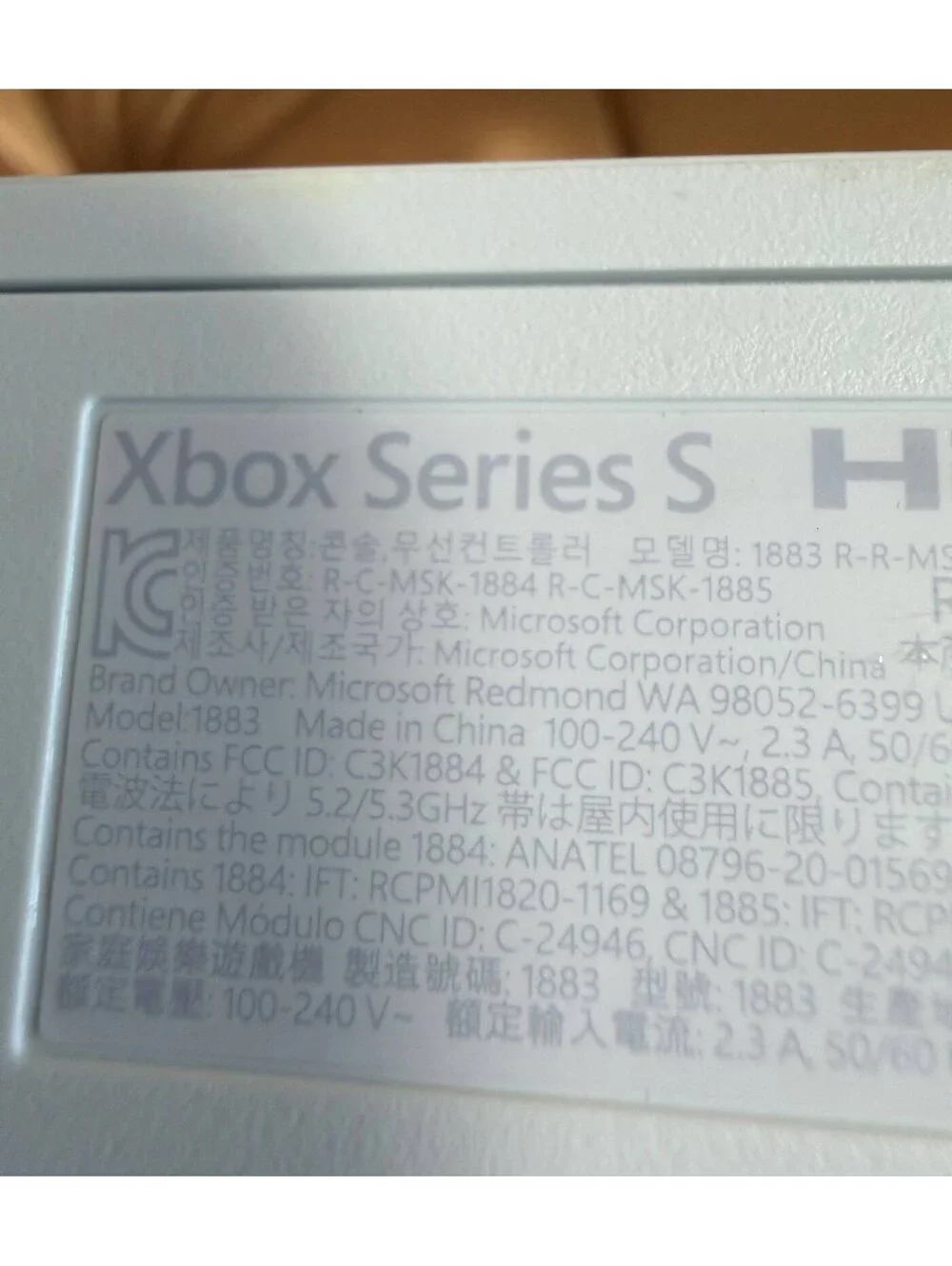 Microsoft Xbox Series S 512GB Console Gaming System White 1883 !